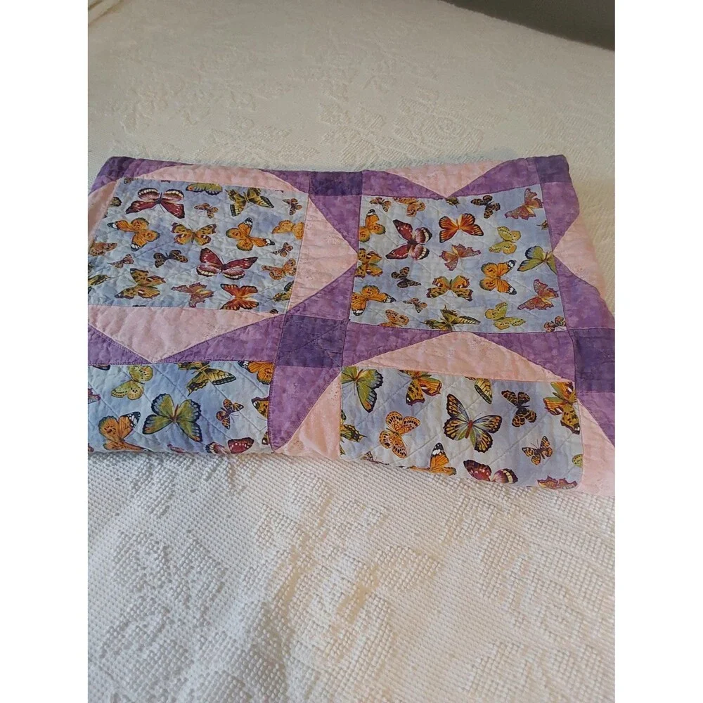 Handcrafted Butterfly Coverlet